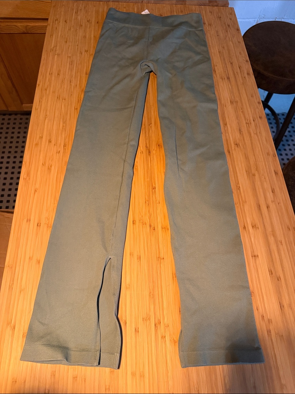 Fabletics Ribbed Flare Leggings - Picture 3 of 5